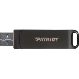 Flashdrive PATRIOT Rage R550 128GB 100 MB/S USB A+C Design pivotant (PE128GR550DSAD) Noir