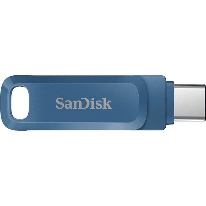 Unidade flash SanDisk Ultra Dual Drive Go 64 GB USB tipo C, azul