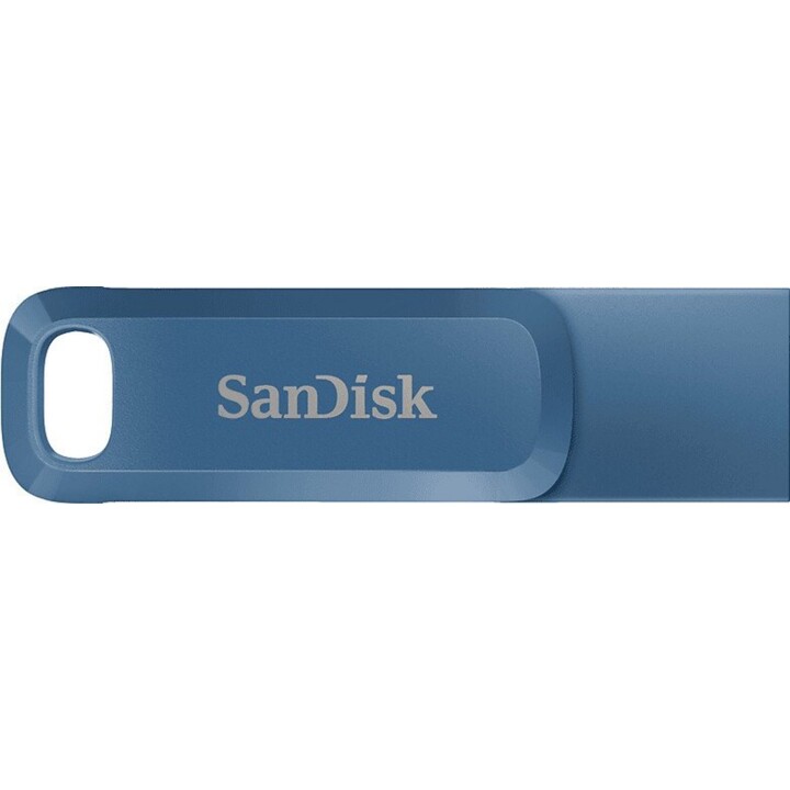 Unidade flash SanDisk Ultra Dual Drive Go 64 GB USB tipo C, azul