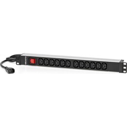 Multiprise avec interrupteur Salicru SPS 12F PDU / 12 Prises / Noir