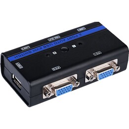 AISENS A111-0064 chaveador KVM Montagem em prateleira Preto