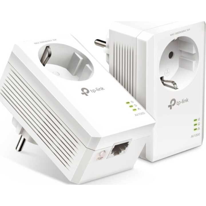 TP-Link AV1000-Gigabit-Powerline-Adapter KIT mit Steckdose