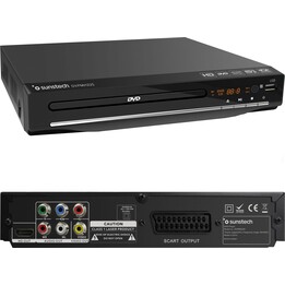 SUNSTECH DVPMH225BK compact DVD player with HDMI, USB and black color
