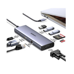 Ugreen Revodok Usb-c 6-in-1 Hub Met 4k Hdmi Usb Type C 10000 Mbit/s