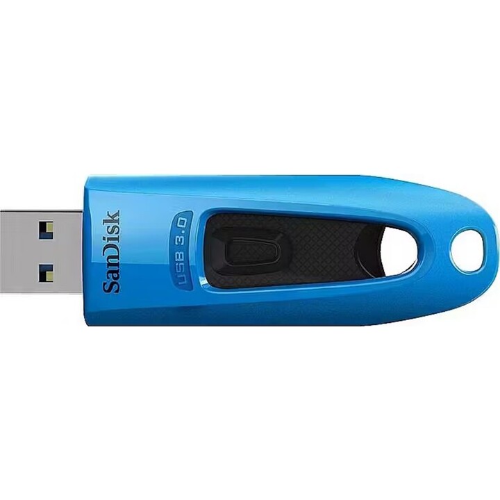 SanDisk Ultra Pen Drive 2-Pack clés USB 64 Go USB 3.2 Gen 1 Bleu/Rouge
