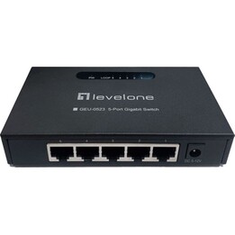 Switch Levelone 5x Ge Geu-0523 Gigabit Metal