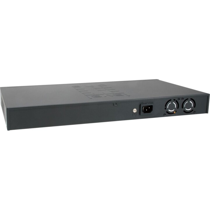 LevelOne GEP-2841 28-Port Web Smart PoE Gigabit Switch, 2 Gigabit SFP, 2 Gigabit RJ45, 24 PoE Ports