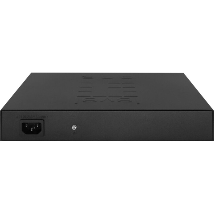 LevelOne Hilbert GES-2118 Switch inteligente Lite Gigabit de 18 portas, 16 Gigabit RJ45, 2 Gigabit SFP
