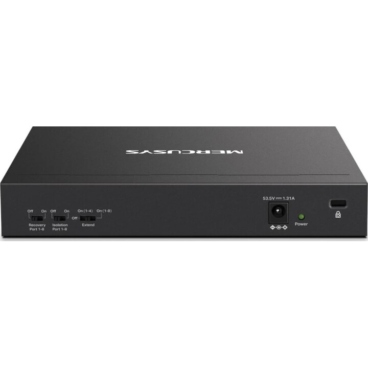 Mercusys MS110CP Switch Fast Ethernet (10/100) Power over Ethernet (PoE), nero