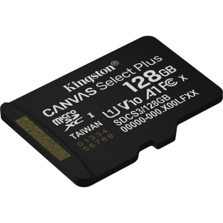 MicroSD Kingston Canvas Select Plus 128 GB UHS-I 150MB/s A1 V10