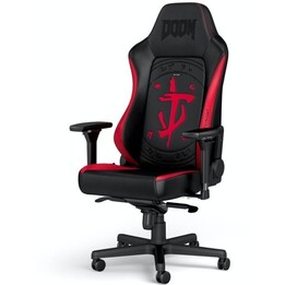 Noblechairs Hero Doom Edition sedia da gioco in pelle nera rossa Design Doom 4D braccioli supporto lombare integrato