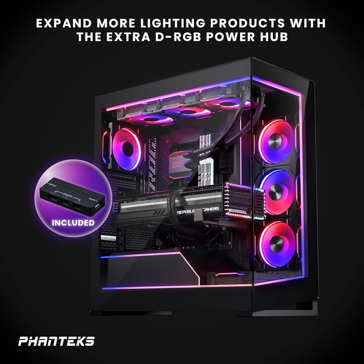 Phanteks NV5 Premium DRGB Negro + Hub