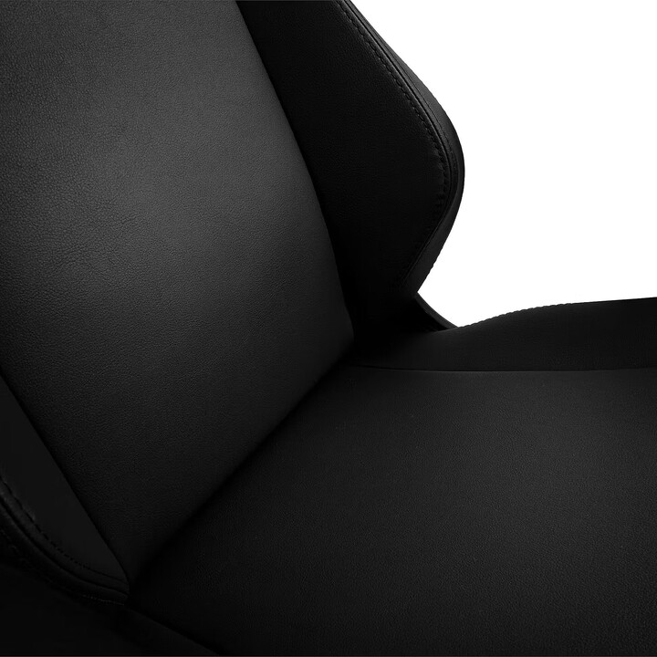 Noblechairs HERO Black Edition Cadeira para jogos em PU totalmente preta Apoios de braços 4D Base em alumínio Apoio de cabeça co