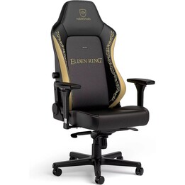 Noblechairs HERO Silla de juegos Elden Ring PU oro negro Obra de arte Elden Ring Reposabrazos 4D Base de aluminio Reposacabezas 