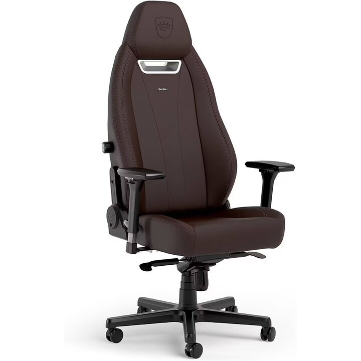 Noblechairs LEGEND Java Edition PU Gaming Stuhl braun High-Tech PU 4D Armlehnen Kaltschaum Lendenwirbelstütze XL Rollen