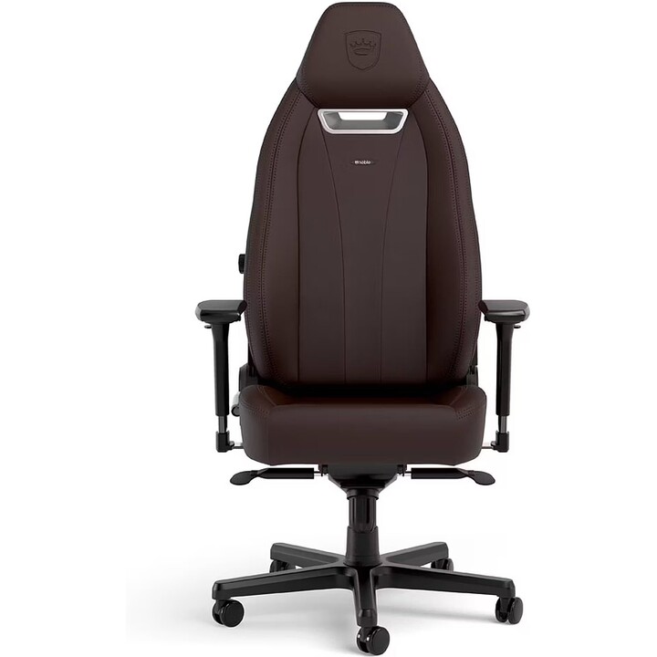 Noblechairs LEGEND Java Edition PU Gaming Stuhl braun High-Tech PU 4D Armlehnen Kaltschaum Lendenwirbelstütze XL Rollen
