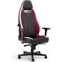 Noblechairs LEGEND sedia da gioco in PU nero/bianco base braccioli 4D schiuma fredda lombare integrata