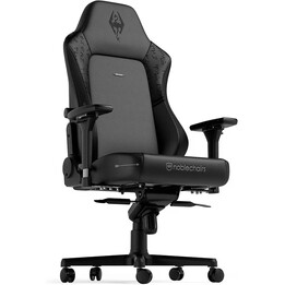 Noblechairs HERO Skyrim Edition PU sedia da gioco nera Skyrim artwork 4D braccioli integrati poggiatesta lombare in memory foam