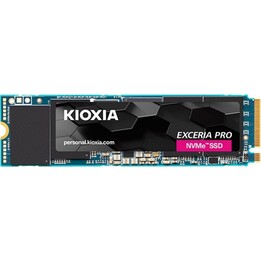 Kioxia Exceria Pro 1 TB Festplatte SSD 7300MB/s NVMe PCIe 4.0 M.2 Gen4 Schwarz