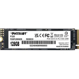Patriot P320 128 GB M.2 NVMe PCIe 3.0 1600MB/s Mixed Hard Drive