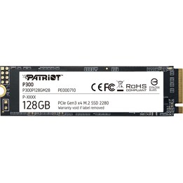 Patriot P300P128GM28 128 GB di unità disco M.2 1600MB/s NVMe PCIe Advanced Random Read