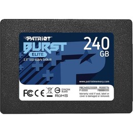 Disco rígido Patriot Burst Elite 240GB SSD 2.5" 450MB/s SATA III + Fiabilidade avançada