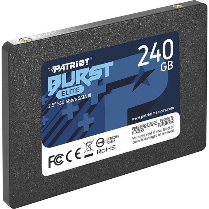 Patriot Burst Elite 240GB SSD 2.5" 450MB/s SATA III Festplatte + Advanced Reliability