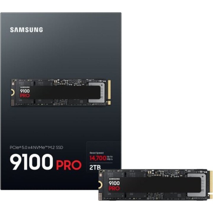 Samsung 9100 PRO MZ-VAP2T0BW 2 TB M.2 PCIe 5.0 Hard Drive 14700MB/s + Advanced Encryption
