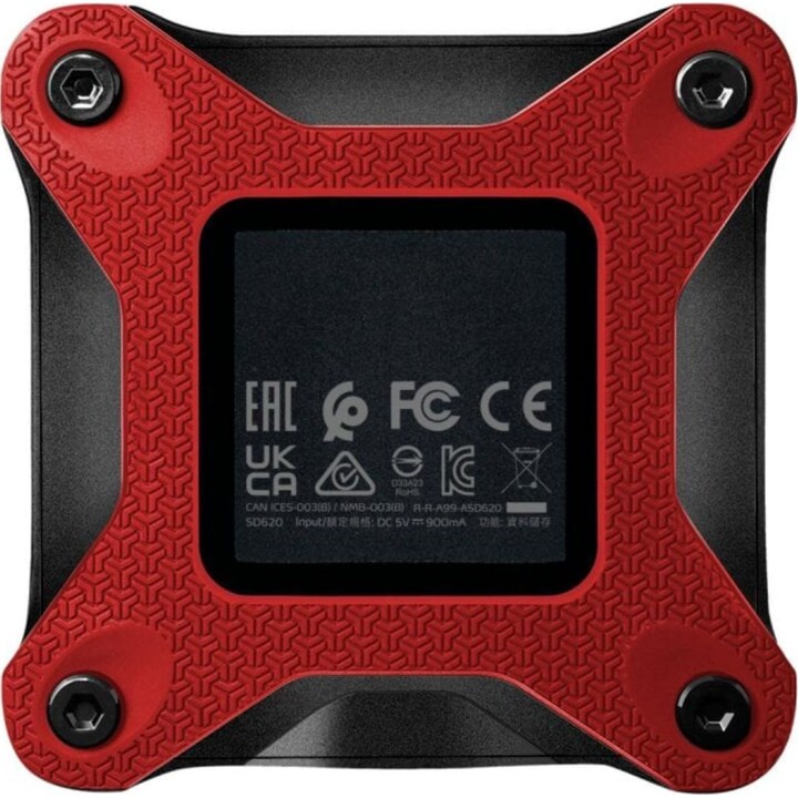 ADATA SD620 1TB SSD USB 3.2 520MB/s Resistente agli urti Disco rigido rosso