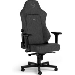 Noblechairs HERO TX Antracita TX Stoff Gaming Stuhl anthrazit 4D Armlehnen Lendenwirbelstütze Speicher