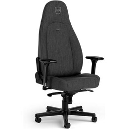 Noblechairs ICON TX Antracita NBL-ICN-TX-ATC Silla de tela para juegos 4D reposabrazos 150 kg 135° reclinación base de aluminio 