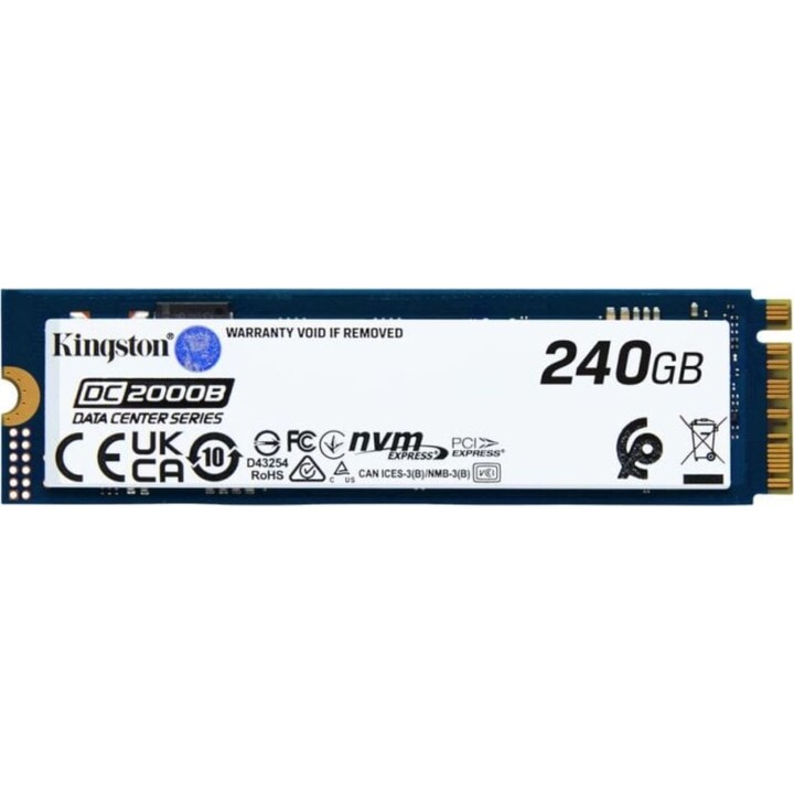 Kingston DC2000B 240 GB SSD M.2 PCIe 4.0 x4 4500MB/s PLP-Festplatte