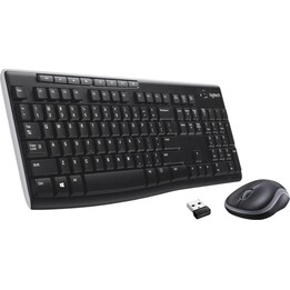 Logitech MK270 Kabellose Tastatur-Maus-Kombination für Windows, kompakte Maus, 8 Multimedia-Tasten