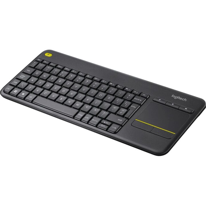 Logitech K400+ Wireless Keyboard with Touchpad - Preto