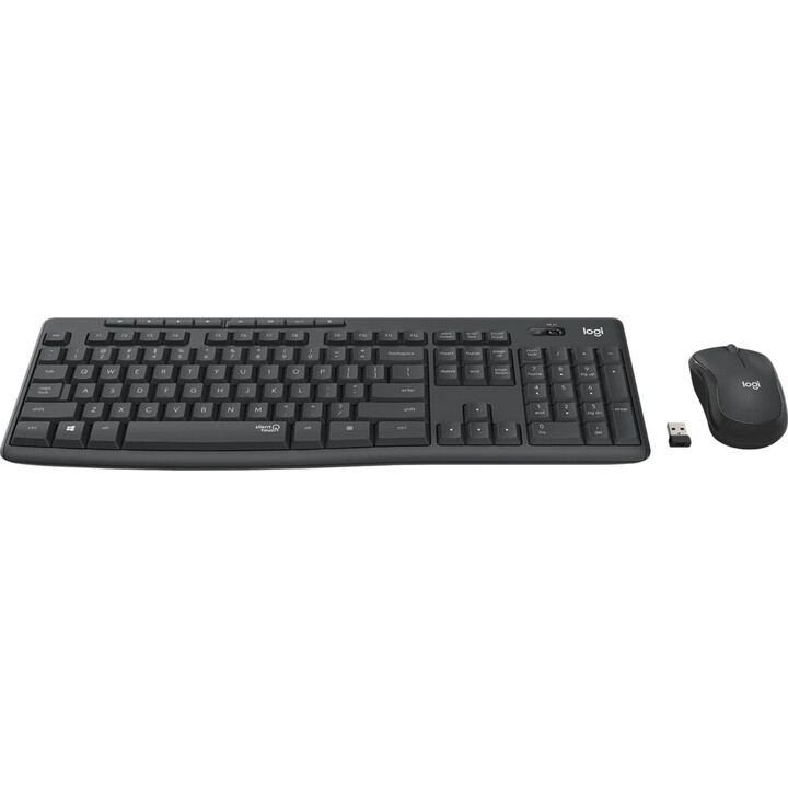 Logitech MK295 Silent Wireless Combo de Ratón y Teclado Inalámbricos