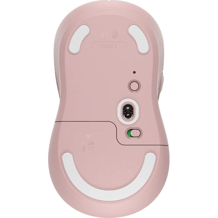Logitech Signature M650 L Mouse ottico senza fili 2000DPI rosa