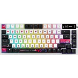 Asus ROG Azoth X ISO-ES 90MP044F-BKUA30 75% clavier sans fil ROG NX Snow V2 OLED tri-mode 8000Hz