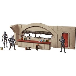 Hasbro Set Nevarro Cantina + Figura 9,5 cm Death Trooper The Mandalorian Star Wars