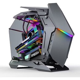 Jonsbo MOD3 MINI GREY Vetrina micro-ATX/ITX 251x569x535mm SGCC acciaio 4mm vetro temperato