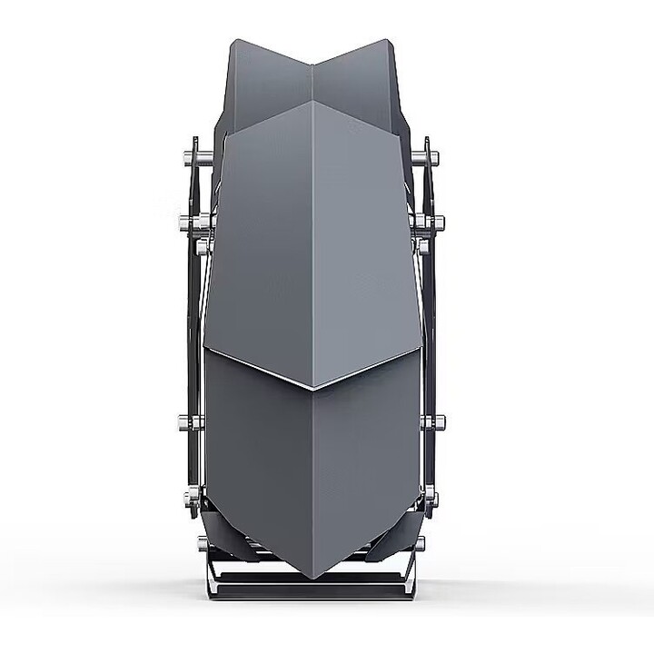 Jonsbo MOD3 MINI GRIS Vitrina Micro-ATX/ITX 251x569x535mm SGCC acero 4mm cristal templado