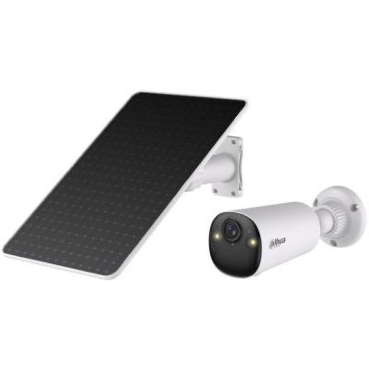 Dahua 4MP bala 4G solar kit de cámara de seguridad 2560x1440 H.265 IP66 batería WiFi