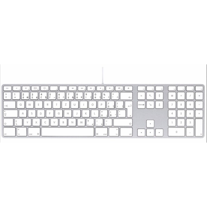 LMP USB keyboard with silver numeric keypad, Czech