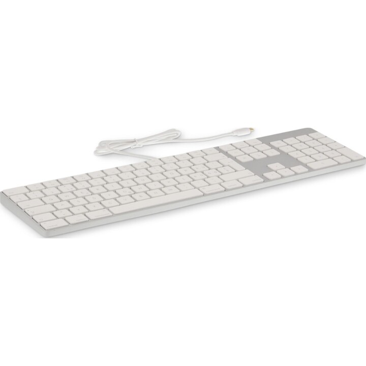 LMP USB-C Keyboard with Numeric Keypad Silver, DE