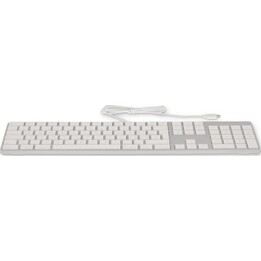 Teclado LMP USB-C con teclado numérico plateado, FR (Azerty)