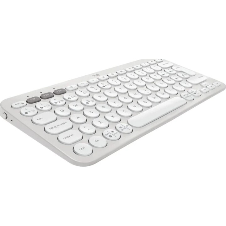 Logitech Pebble Keys 2 K380s Multi-Device Bluetooth Keyboard White