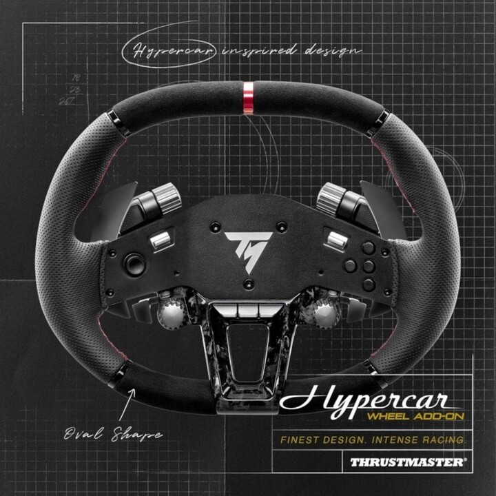 Thrustmaster Hypercar Wheel Premium Steering Wheel Rim Accessory