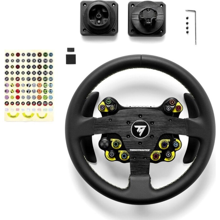 Thrustmaster EVO Racing 32R Leather Steering Wheel Rim for Thrustmaster Bases