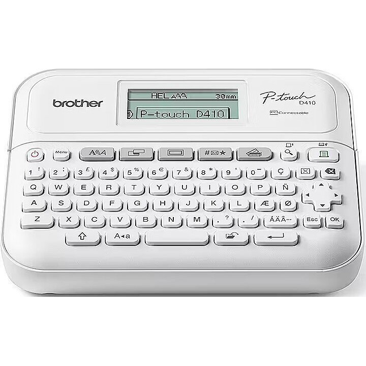 Brother PT-D410VP label printer ZINK (Zero-Ink) 180 x 180 DPI Wired TZe QWERTY