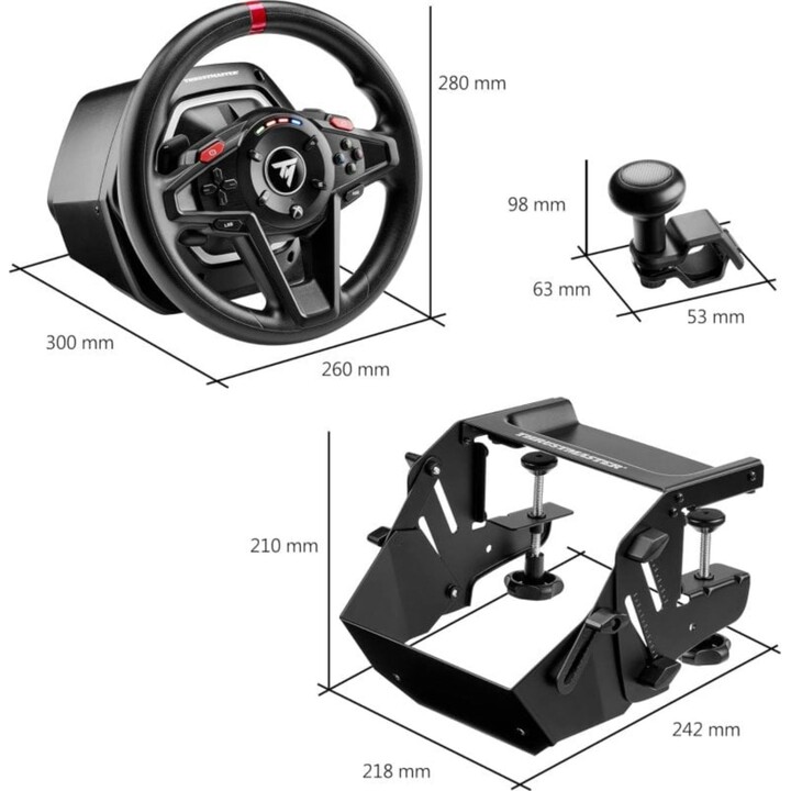 Thrustmaster T128 SimTask Pack Volante e pedais para XBOX/PC