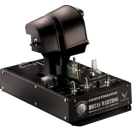 Thrustmaster Hotas Warthog Dual Throttle Flight Sim Controller USB PC Schwarz Joystick